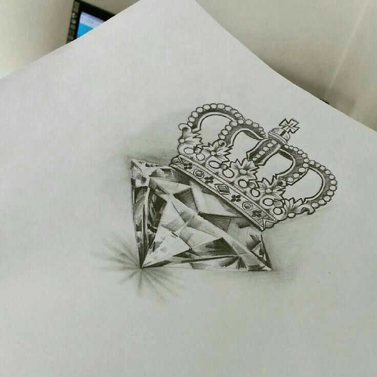 diamanten Tattoo dekoltee