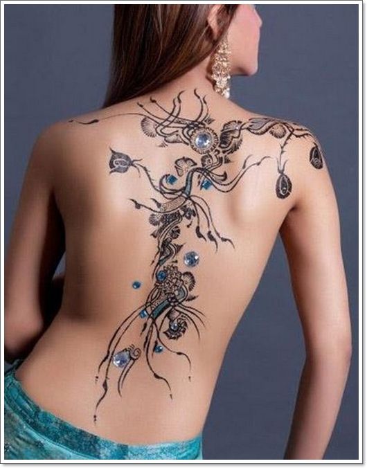 frauen Rücken tattoo