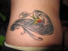 tattoo pobacke Kussmund