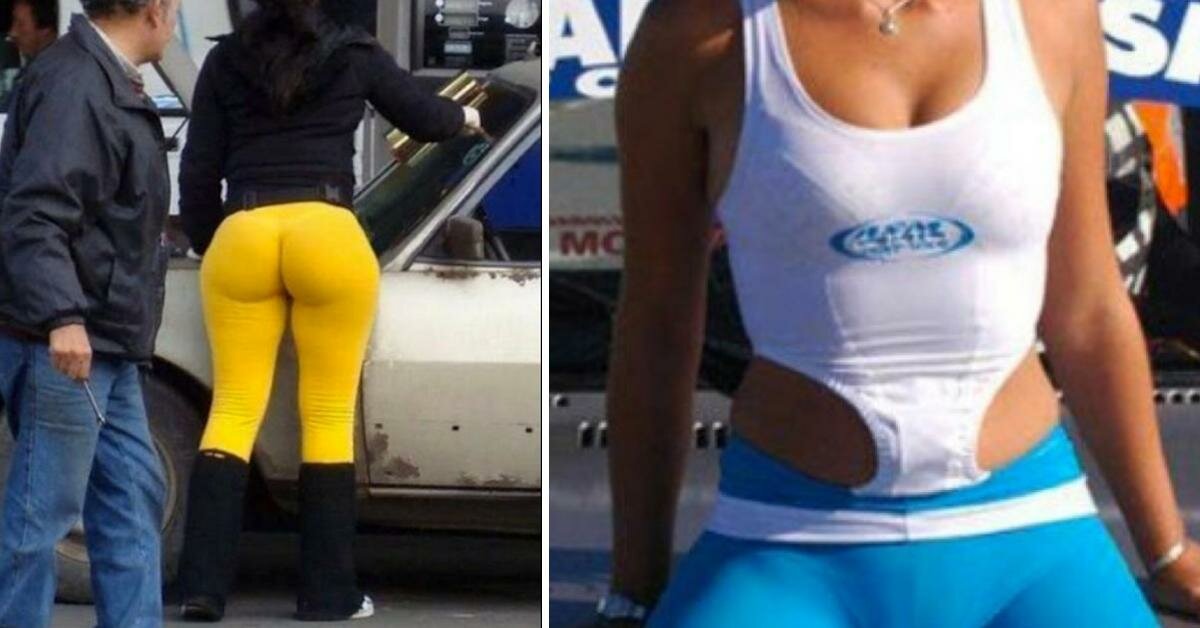 frauen in leggins Dicke