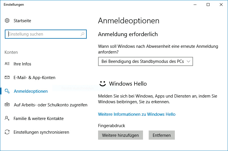 10 einschalten Windows kamera