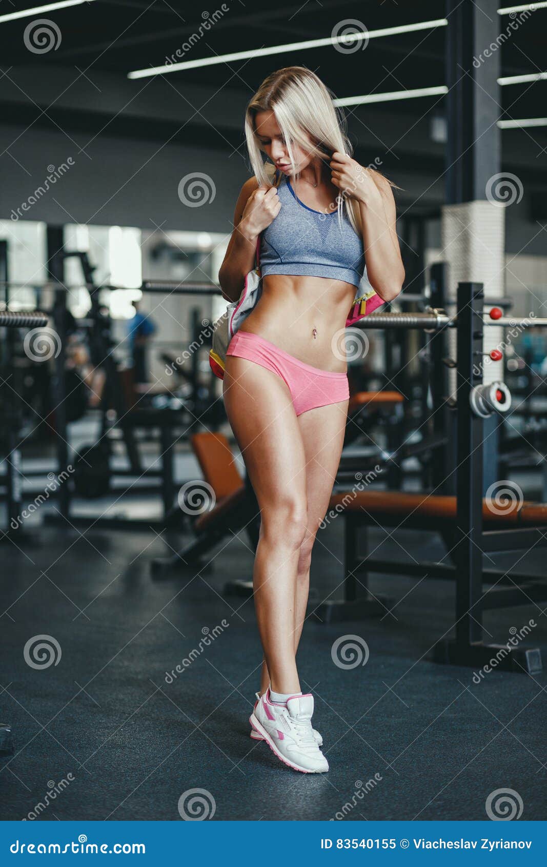 girl Blonde fitness