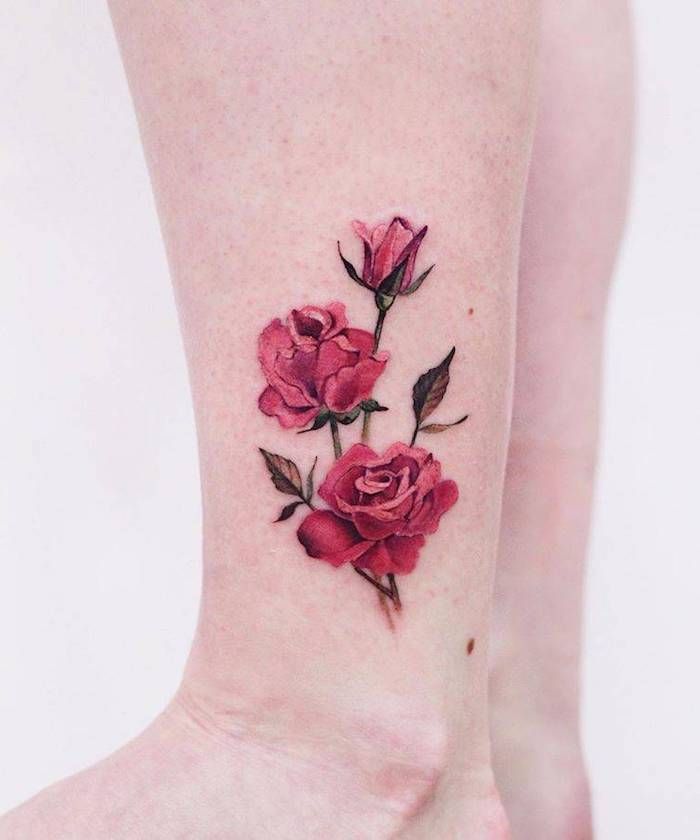 bein Tattoo rose