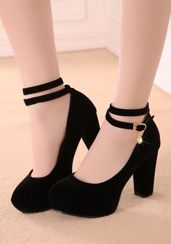 schwarz High heels